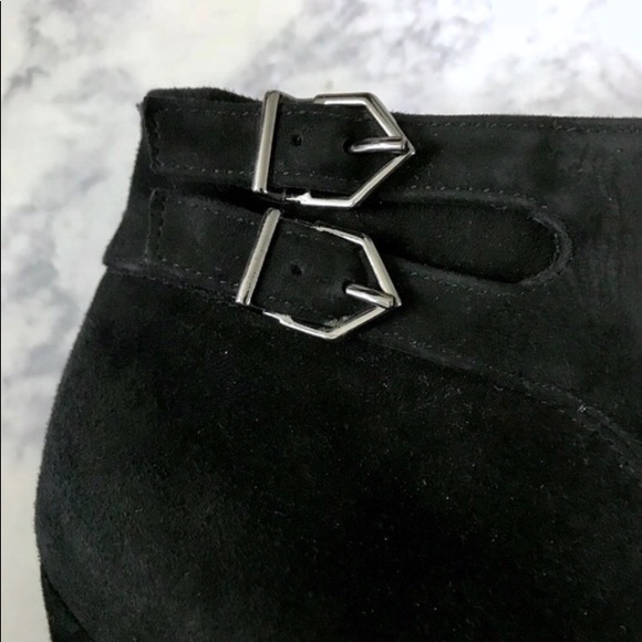 Sam Edelman ‘Kit’ Black Suede Ankle Bootie - Picture 6 of 8